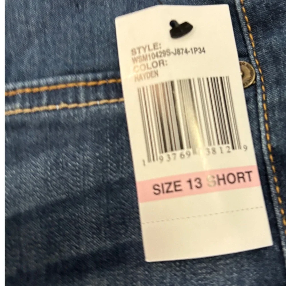 Wallflower Hayden Jeans Dark Wash‎ Denim Slim Fit Size 13 Short